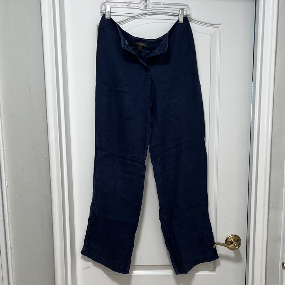 Tommy Bahama Linen Navy Blue Pants